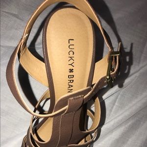 Lucky brand wedges size 9 NWOT