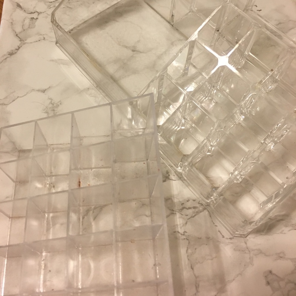 Acrylic Makeup Organizers Bundle