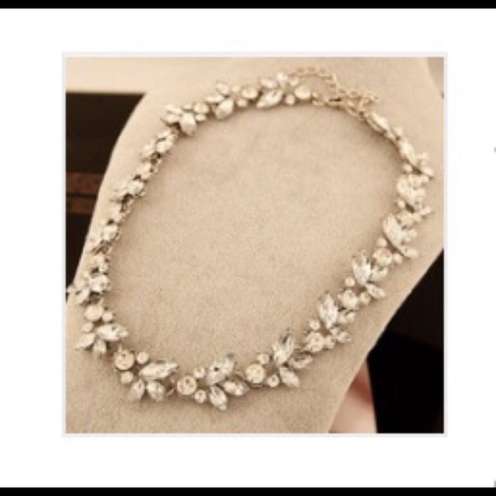 Crystal Flower Necklace