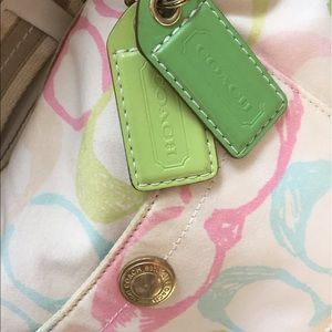 Vintage Coach Multicolor Hobo Purse