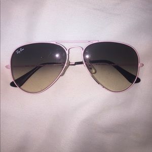 Pink Ray-Ban sunglasses