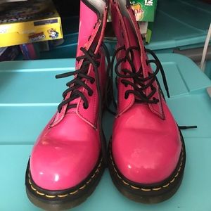 Hot Pink Dr. Marten Boots