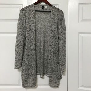 H&M grey long cardigan