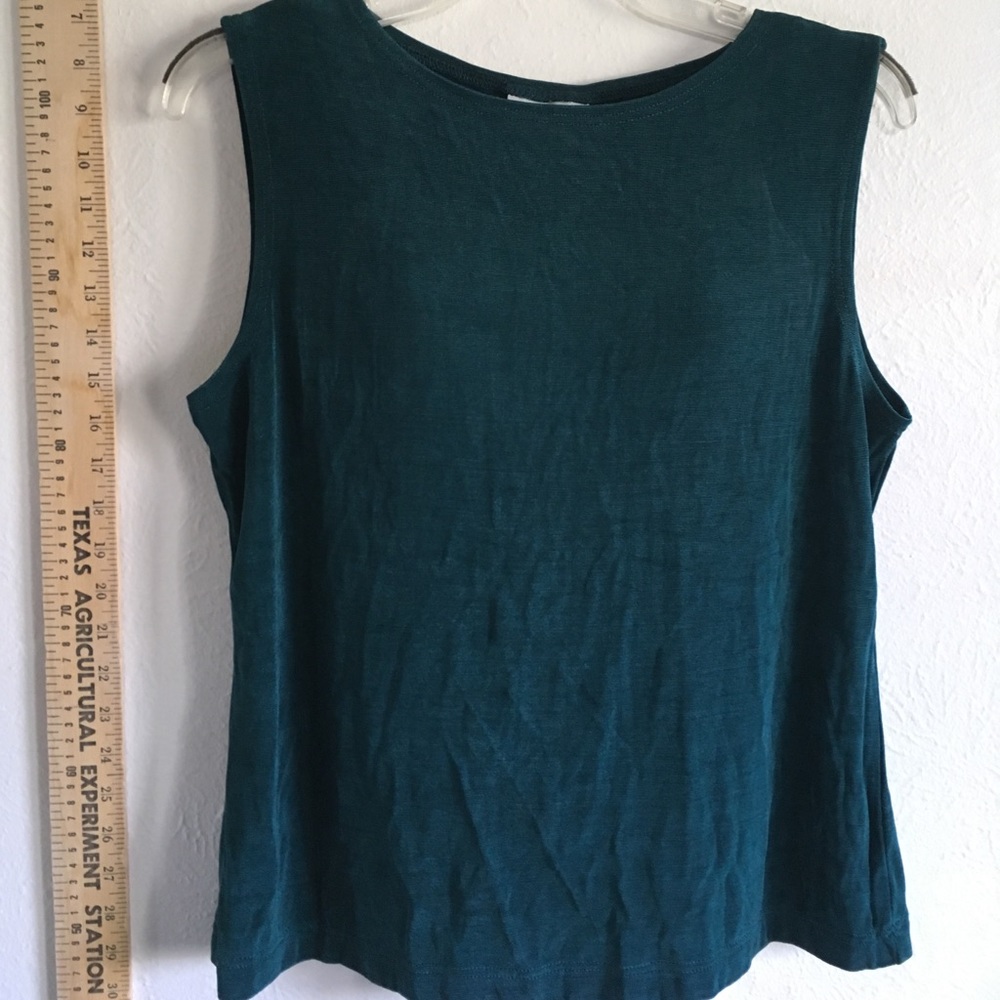 Coldwater creek emerald green tank travel traveler