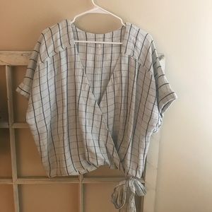 Free people wrap shirt