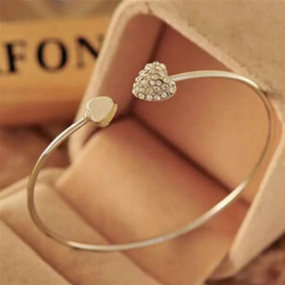 Crystal Heart Bracelet