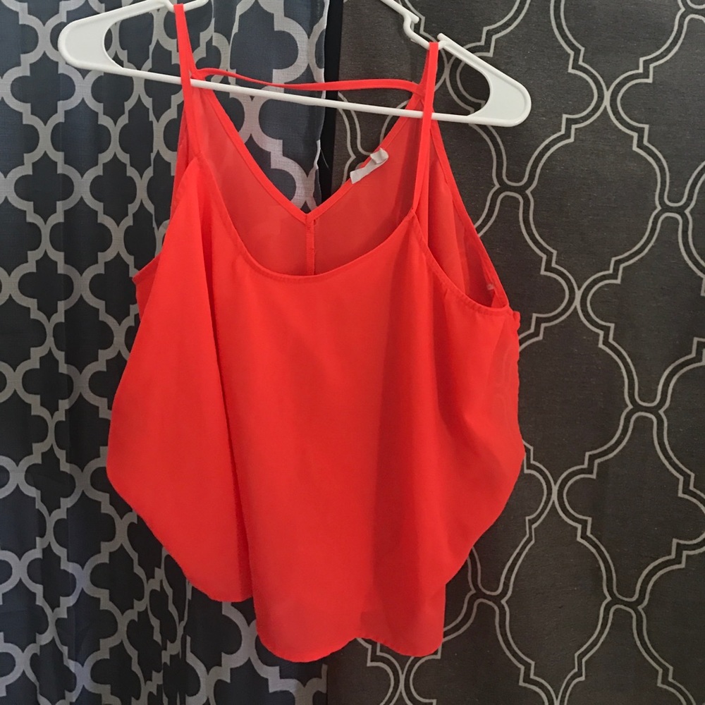 Orange blouse