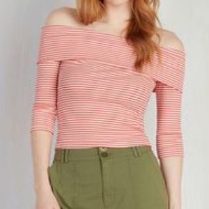 MODCLOTH  3/4 sleeve shirt. Worn ONCE!