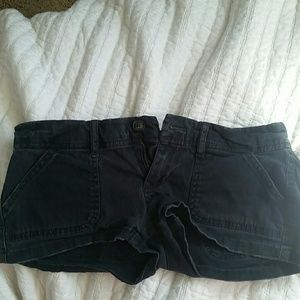Dark navy hollister shorts