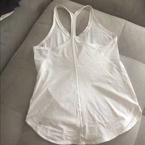White Lululemon singlet size 6