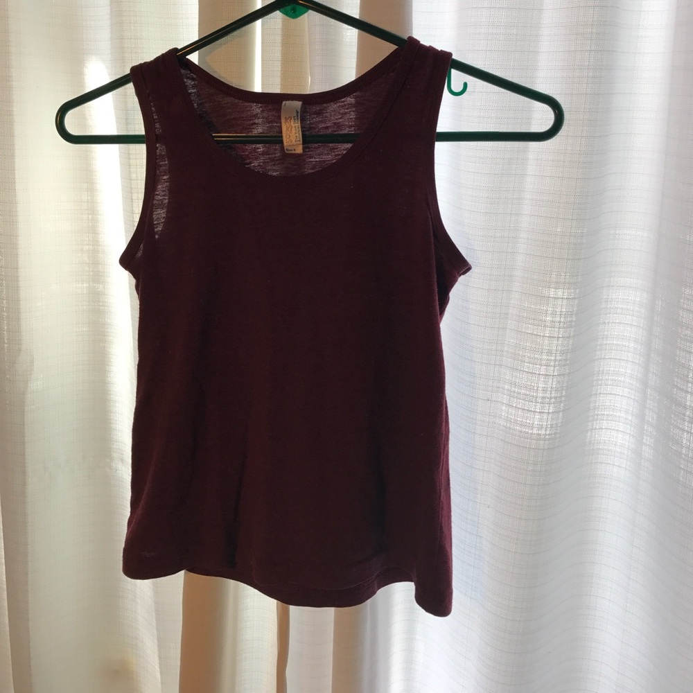 American Apparel Kids Tank (worn as crop top)