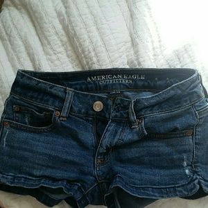 American eagle jean shorts
