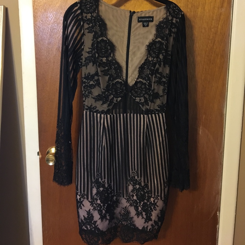 Stylestalker Black lace dress