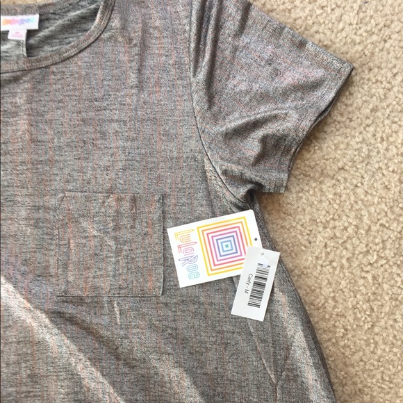 NWT LuLaRoe Elegant Carly Dress Rose Gold Medium - Picture 3 of 3