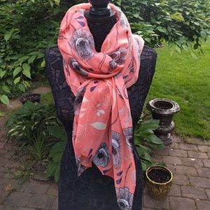 *New Stock* Gorgeous Orange Poppy Scarf