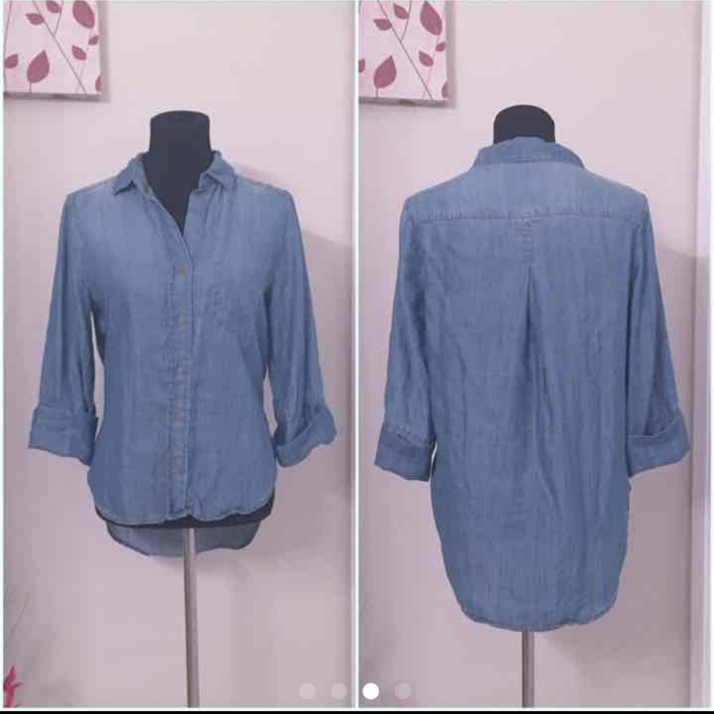 Velvet Heart Chambray Denim Shirt