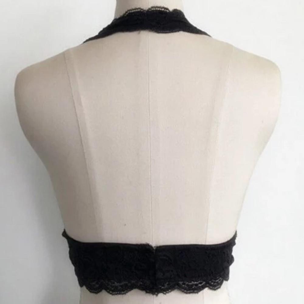 ♥️ Sweetheart love sexy lace halter crop festival - Picture 3 of 4