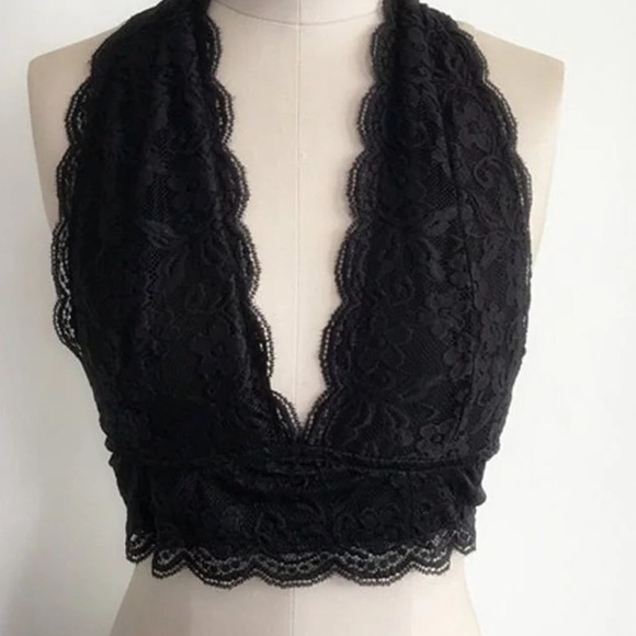 ♥️ Sweetheart love sexy lace halter crop festival - Picture 2 of 4