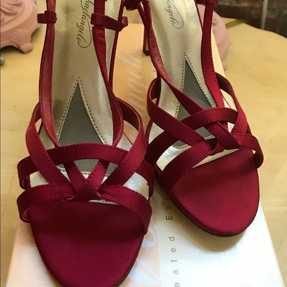 Dress strap heels