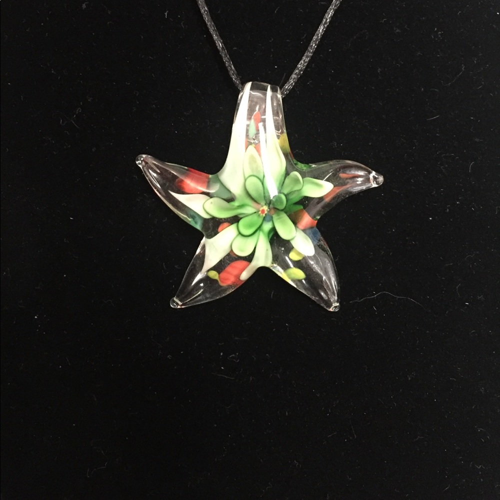 Italian murano glass necklace