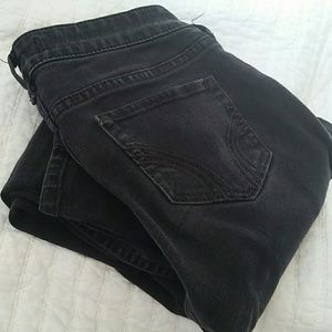 black hollister jeans