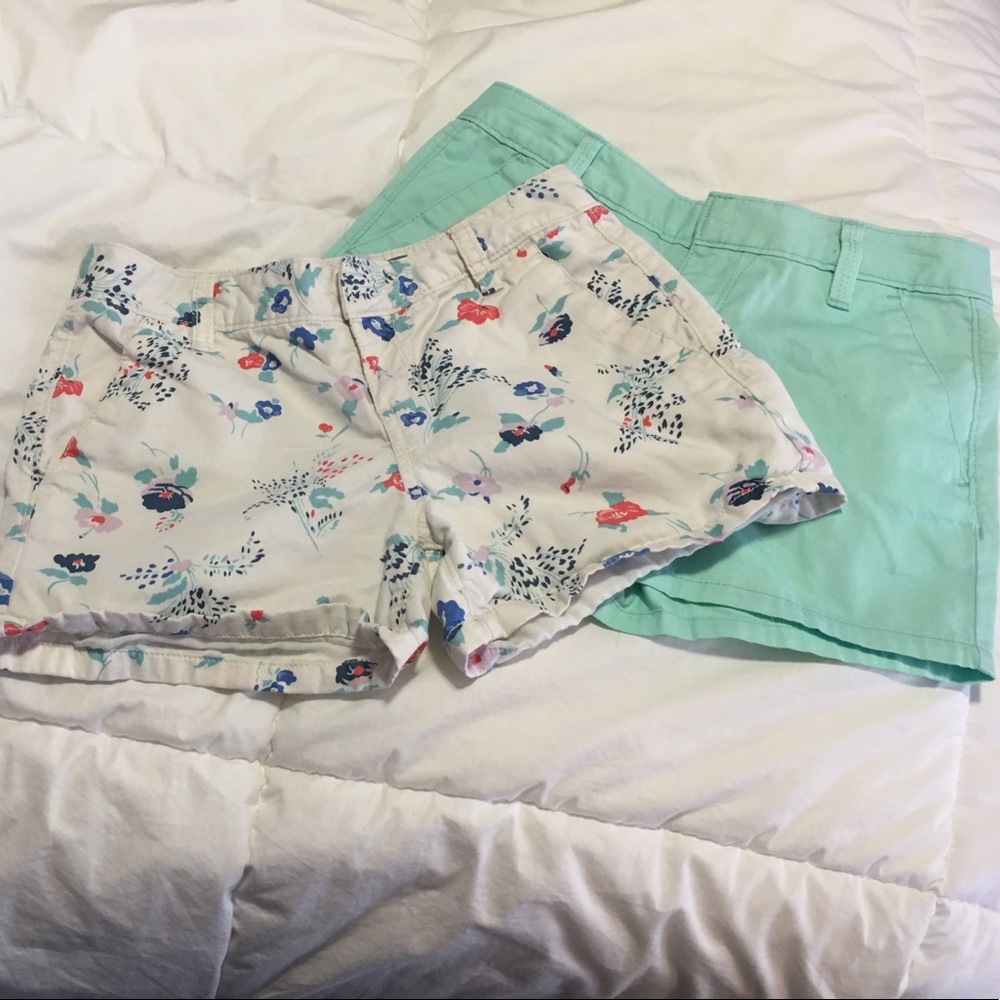 2 pair girl's shorts