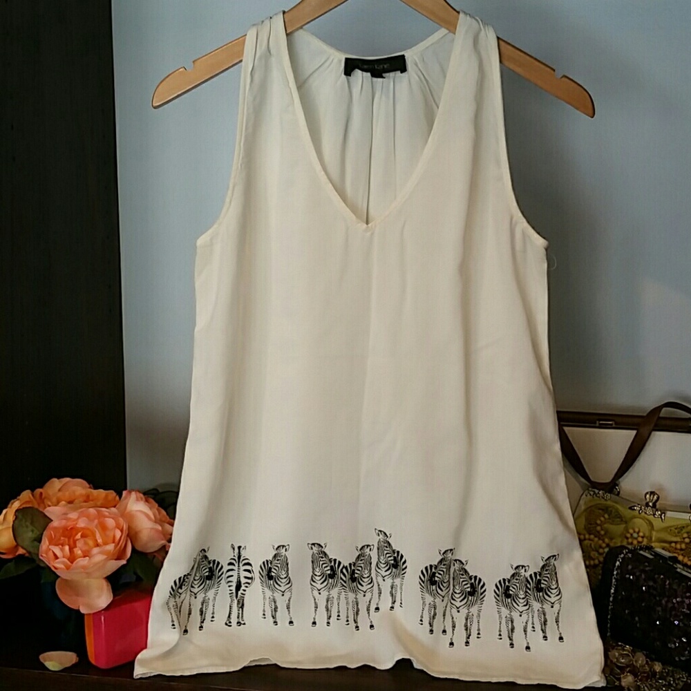 Sleveless fun Karen Kane blouse