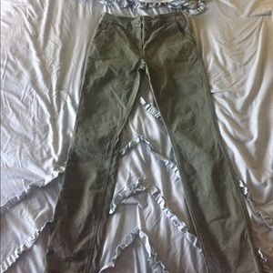 LOFT tall size 8 green skinny pants