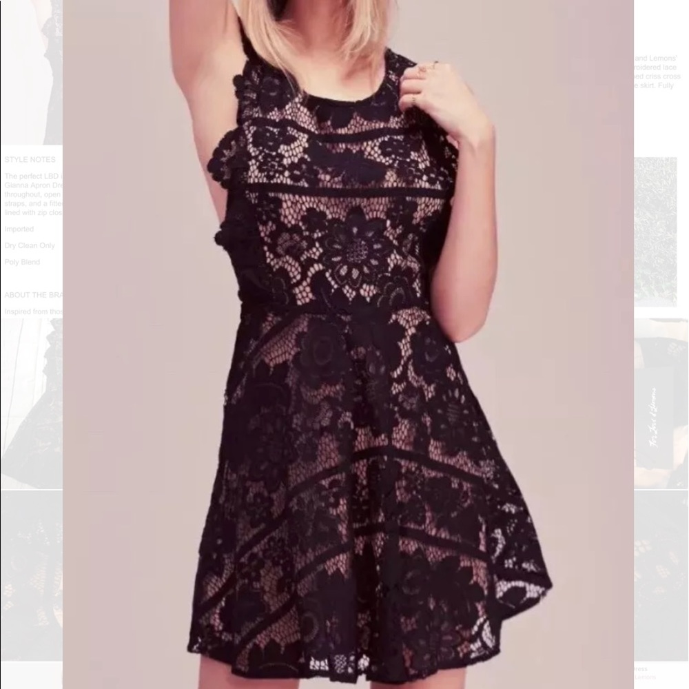 For love & lemons - Gianna apron dress size medium