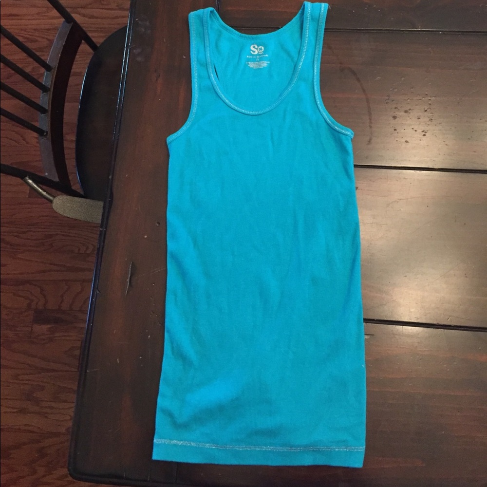 Blue tank top