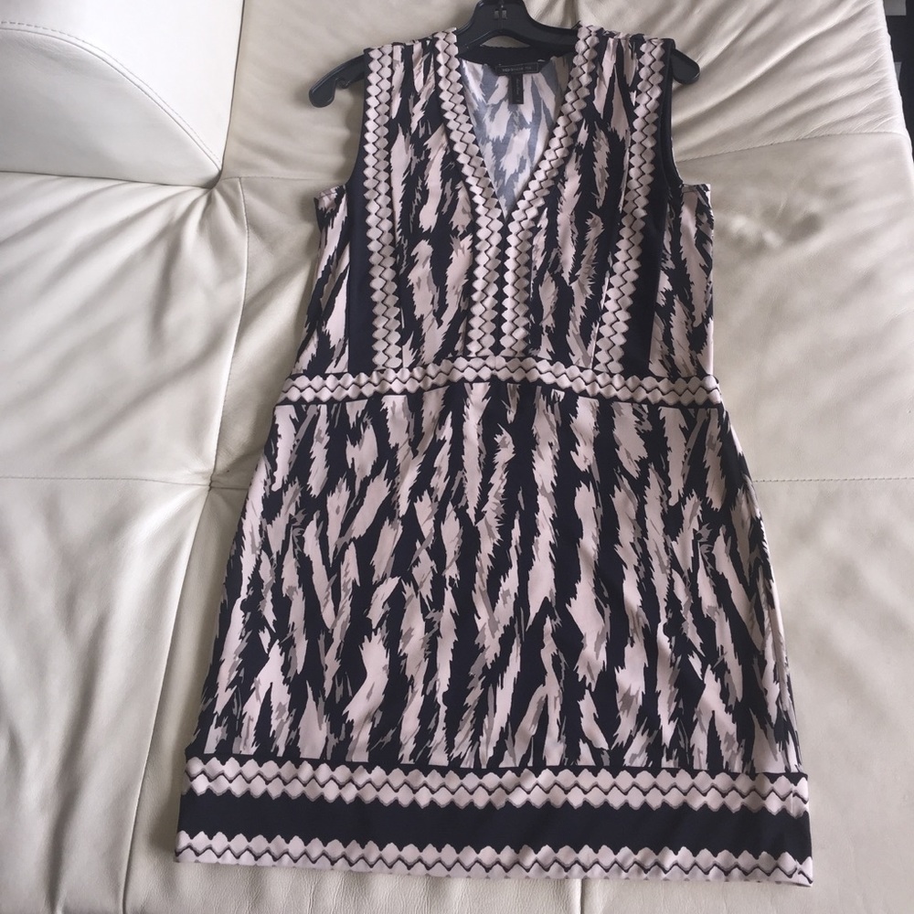 BCBGMAXAZRIA Animal Print Tunic Dress