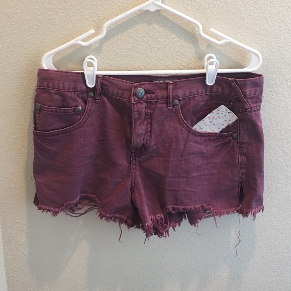 NWT distressed free people shorts