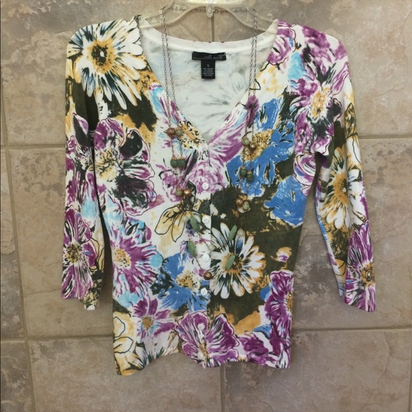 Willi Smith Sweaters - Very Pretty Spring Cardigan
