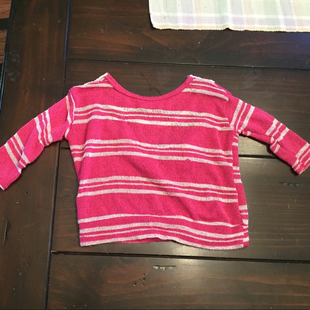 Pink half sleeve T-shirt