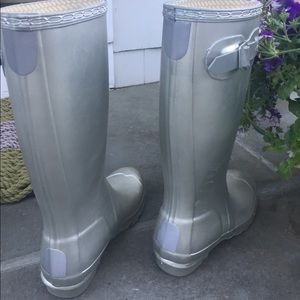 Silver Hunter boots