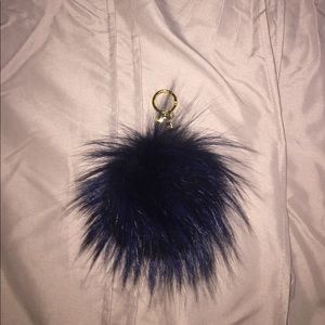 Michael kors puff ball keychain