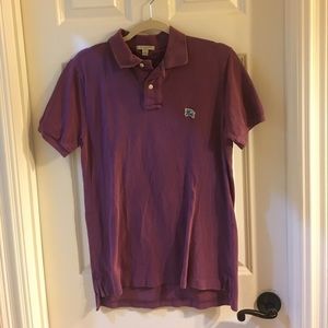 Purple Burberry Brit polo