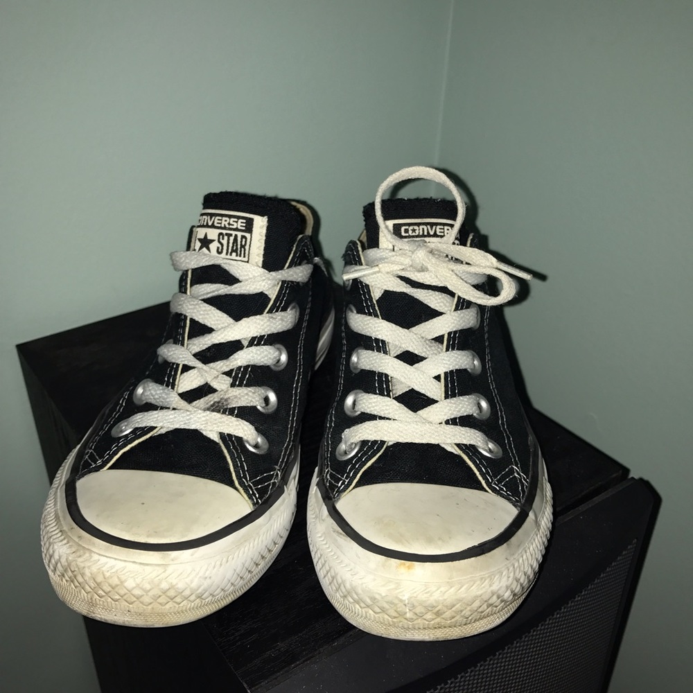 Black Low Top Converse