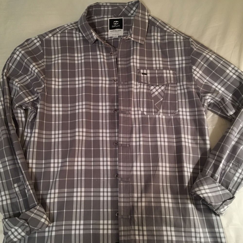 Split Flannel Long Sleeve