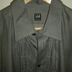 Ike Behar dress shirt with pleated tuxedo front