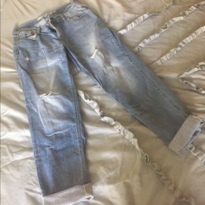 Oldnavy size 6 TALL boyfriend skinny jean capris