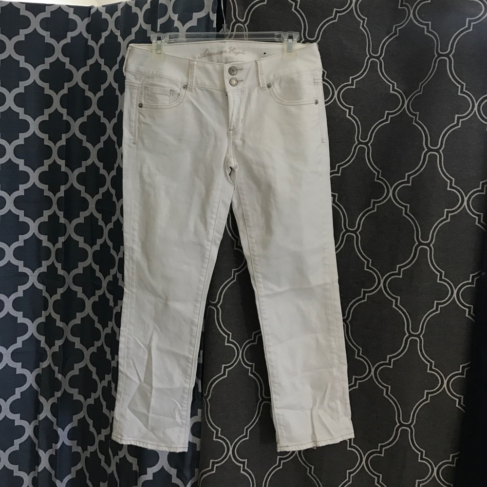 White American eagle jean capris