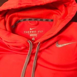 Men's Nike Small Orange and Grey sweatshirt