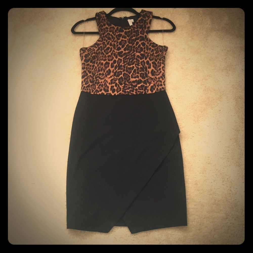 Sassy animal print bodycon dress.