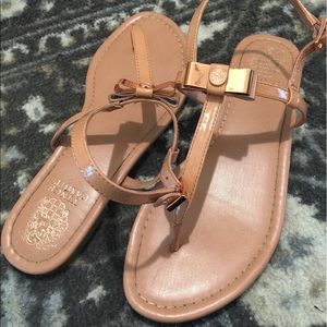 Rose gold Vince Camuto sandals