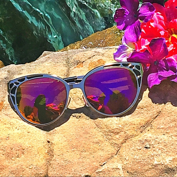 "Ambrosia" Art Nouveau Deco Horn Rim Cat Eye - Picture 2 of 5