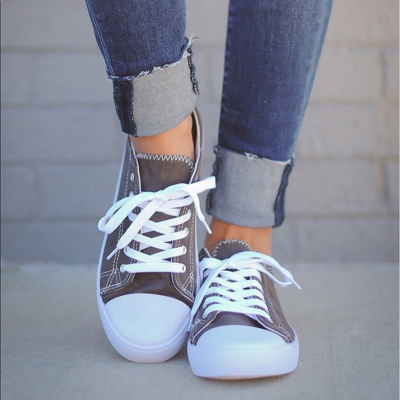 SHERRILL suede sneakers - CHARCOAL - Picture 3 of 6