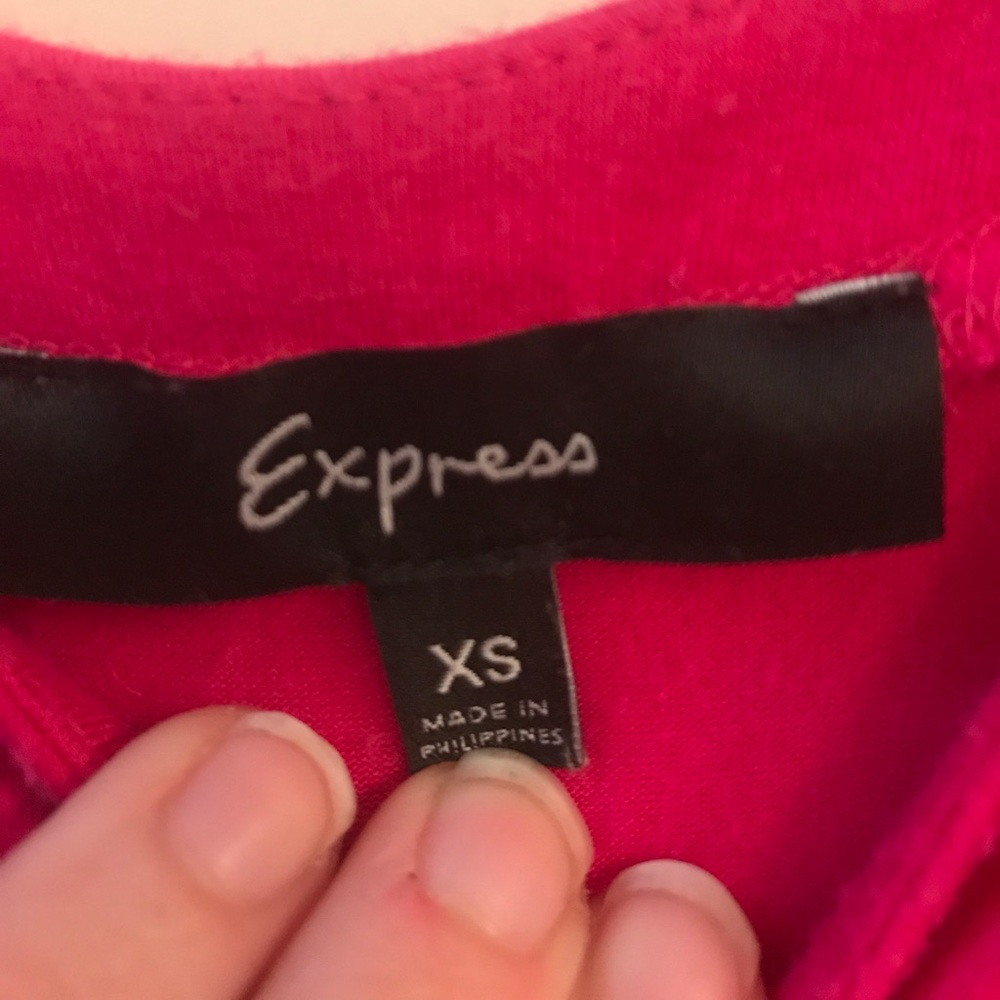 Fuchsia Express Ruffle Dress - Picture 2 of 2