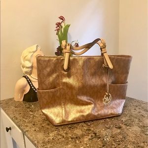 Rose Gold Michael Kors Tote