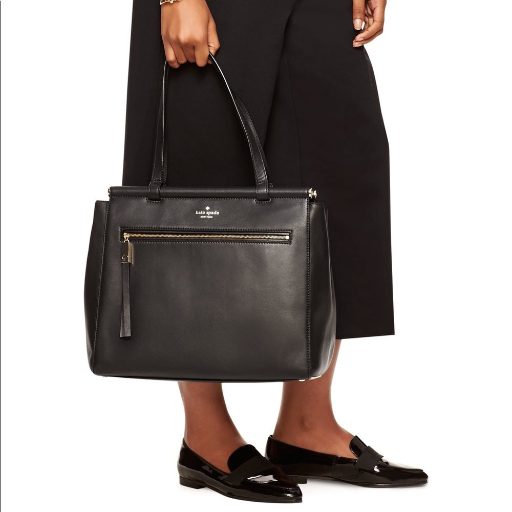 Kate Spade Leather Tote Structured Bag